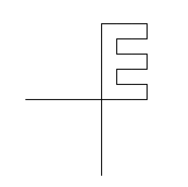 Picture of the Design A l-system at n=1