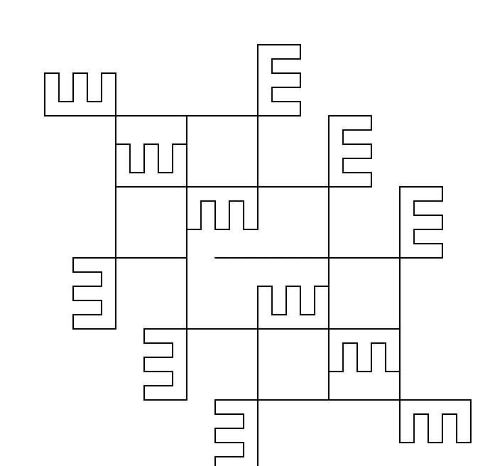 Picture of the Design A l-system at n=2