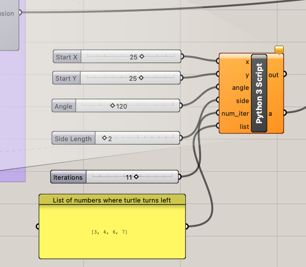 Picture of Design 1 Parameters